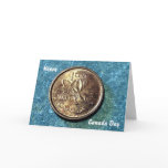 2003 Canadian Penny (Front) Greeting Card