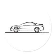 2004 05 06 Pontiac GTO Round Sticker
