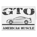 2004-06 GTO American Muscle Car Greeting Card