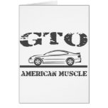 2004-06 GTO American Muscle Car Greeting Card