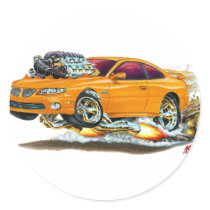 2004-06 GTO Orange Car Stickers