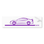 2004-06 GTO Purple Car Bumper Stickers