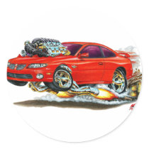 2004-06 GTO Red Car Sticker