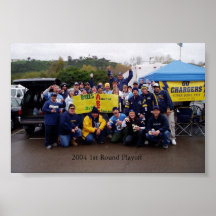 2004 Chargers playoff game Posters