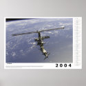 2004 International Space Station Calendar posters