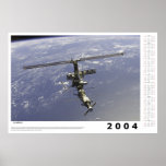 2004 International Space Station Calendar posters