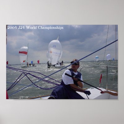 2004 J24 World Championships Print by nvilardebo