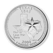 2004 Texas State Quarter magnet