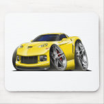 2005-09 Corvette Yellow Car Mousepad