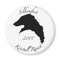 2005 Silkenfest logo magnet magnets