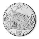 2006 Colorado State Quarter magnet