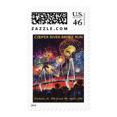 2006 Cooper River Bridge Run Postage Stamps by BridgeRun