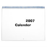 2007 Calender calendars