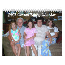 2007 Cannon Family Calendar by 3girlswasenough 2007 Cannon Family Calendar