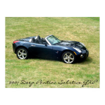 2007 Deep Blue Pontiac Solstice GXP Picture posters