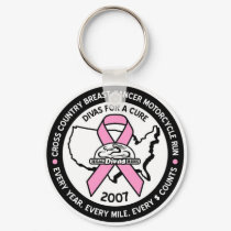 2007 Divas For A Cure Key Chain keychains
