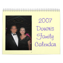 2007 Douvris Family Calendar