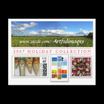 2007 Holiday Collection Campaign postcards