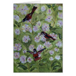 2007_Hummer_Blossoms Greeting Cards