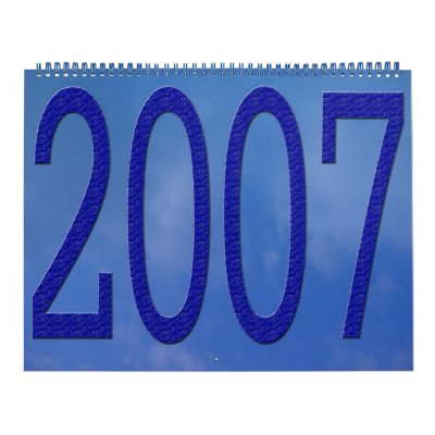2007 seasonal events calander wall calendars by jaylichtenberger