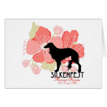 2007 Silkenfest logo Crystal Buckey cards
