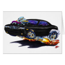 2008-10 Challenger Black Car Cards