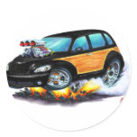 2008-10 PT Cruiser Black Woodie Stickers
