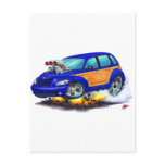 2008-10 PT Cruiser Blue Woodie postcards