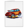 2008-10 PT Cruiser Maroon Woodie Greeting Cards