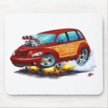 2008-10 PT Cruiser Maroon Woodie Mousepads