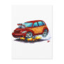 2008-10 PT Cruiser Maroon Woodie Postcards