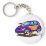 2008-10 PT Cruiser Purple Woodie Keychain