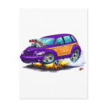 2008-10 PT Cruiser Purple Woodie Postcard