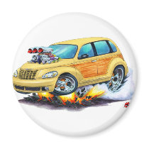 2008-10 PT Cruiser Tan Woodie Refrigerator Magnet