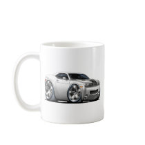 2008-2010 Challenger White Car mugs
