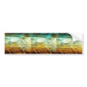 2008 Amber/Turquoise 3 Horse BumperSticker