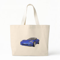 2008 Corvette: Sports Car: Blue Finish: Bags