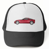 2008 Corvette: Sports Car: Candy Apple Finish: Trucker Hat