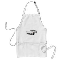 2008 Corvette: Sports Car: White Finish: Aprons