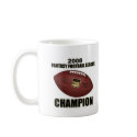 2008 Fantasy Football Champion Shop mugs