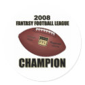 2008 Fantasy Football Champion Shop stickers by fantasysports 2008 Fantasy Football Champion Shop stickers