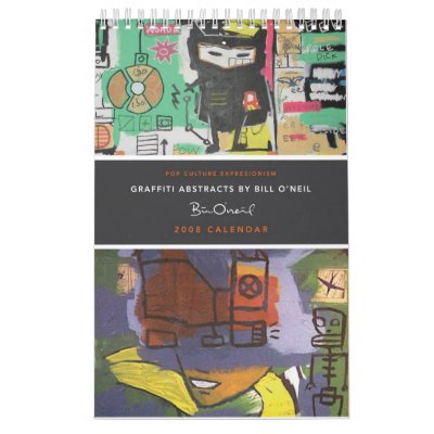 2008 Graffiti Abstracts Calendar by Bill O'Neil by billoneil