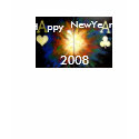 2008 Happy New Year Aces Shirt by Teo by Teofaith 2008 Happy New Year Aces Shirt by Teo