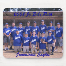2008 Jr Babe Ruth, Jamestown Eagles Mouse Mat
