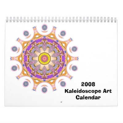2008 Kaleidoscope Art Calendar by dndartstudio