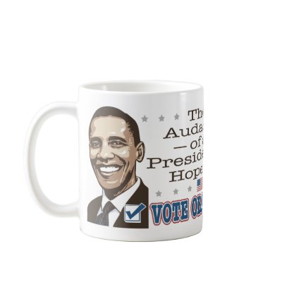 2008 Obama Portrait Mug  by buttonZup
