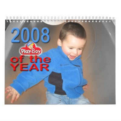 2008 Play-Boy of The Year Wall Calendar by moceanwerker