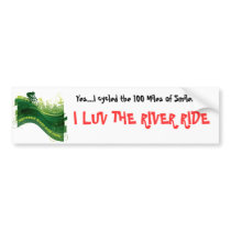 2008 River Ride Bumper Sticker bumper stickers by HarpethBikeClub 2008 River Ride Bumper Sticker bumper stickers