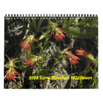 2008 Sierra Mountain Wildflower Calendar