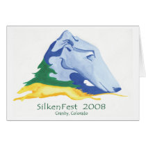 2008 Silkenfest logo Kim Tucker cards